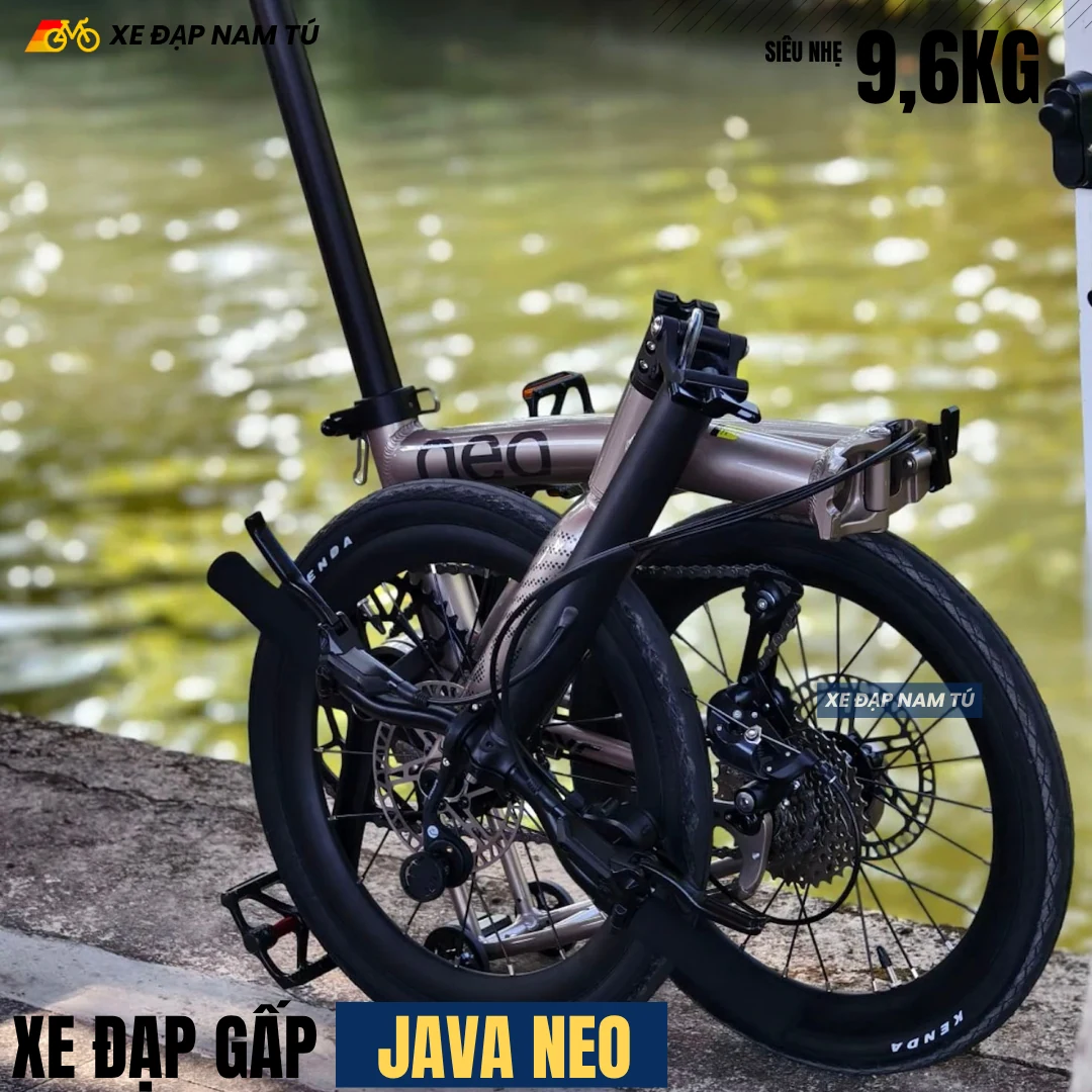 Xe Đạp Gấp Gọn JAVA NEO 9SE Bánh 16 Inch, Siêu Nhẹ 9,6Kg, Gấp Gọn Nhanh — ảnh nguồn 3