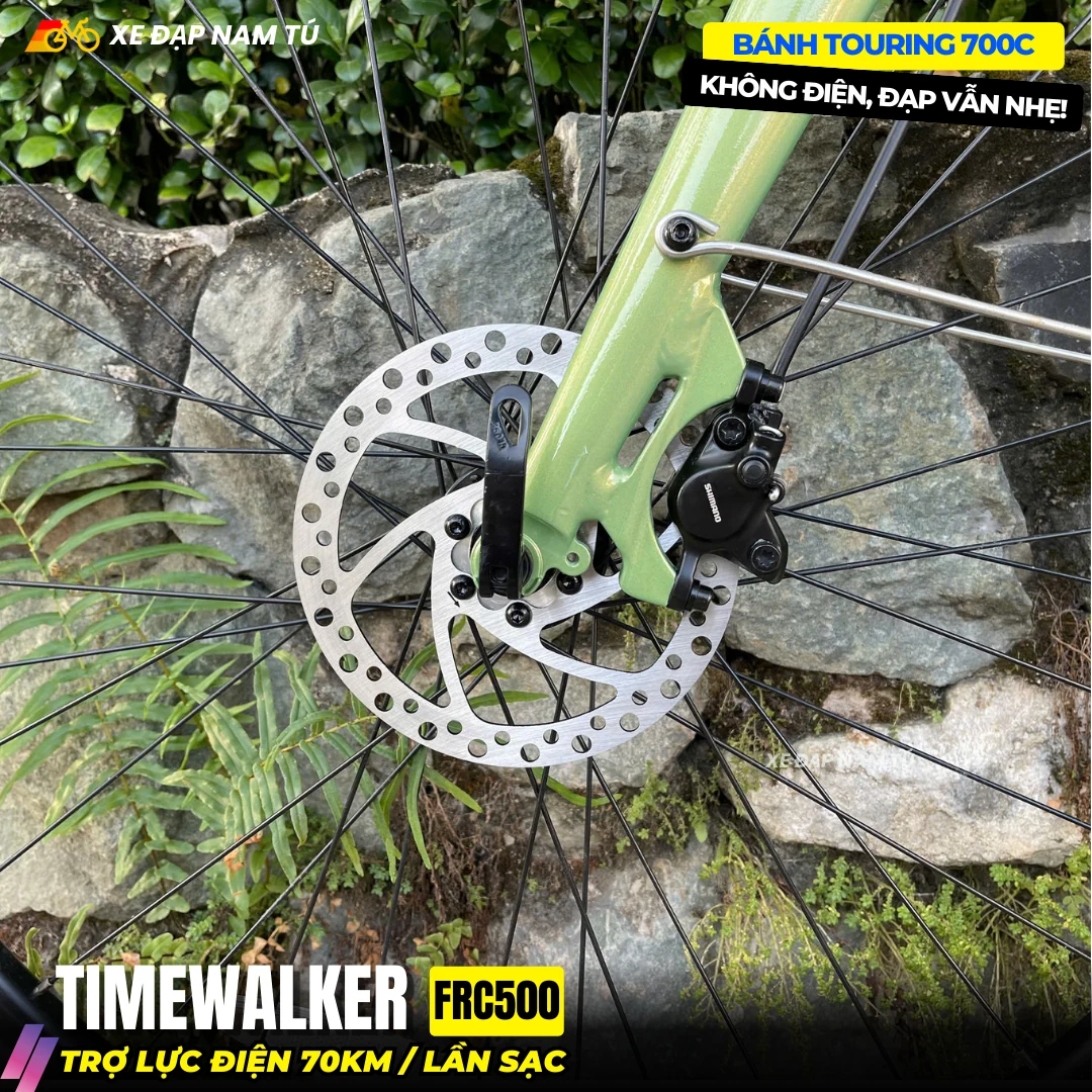 Xe Đạp Touring Trợ Lực Điện TimeWalker FRC500 - Phong Cách Gọn Nhẹ Thể Thao — ảnh nguồn 4