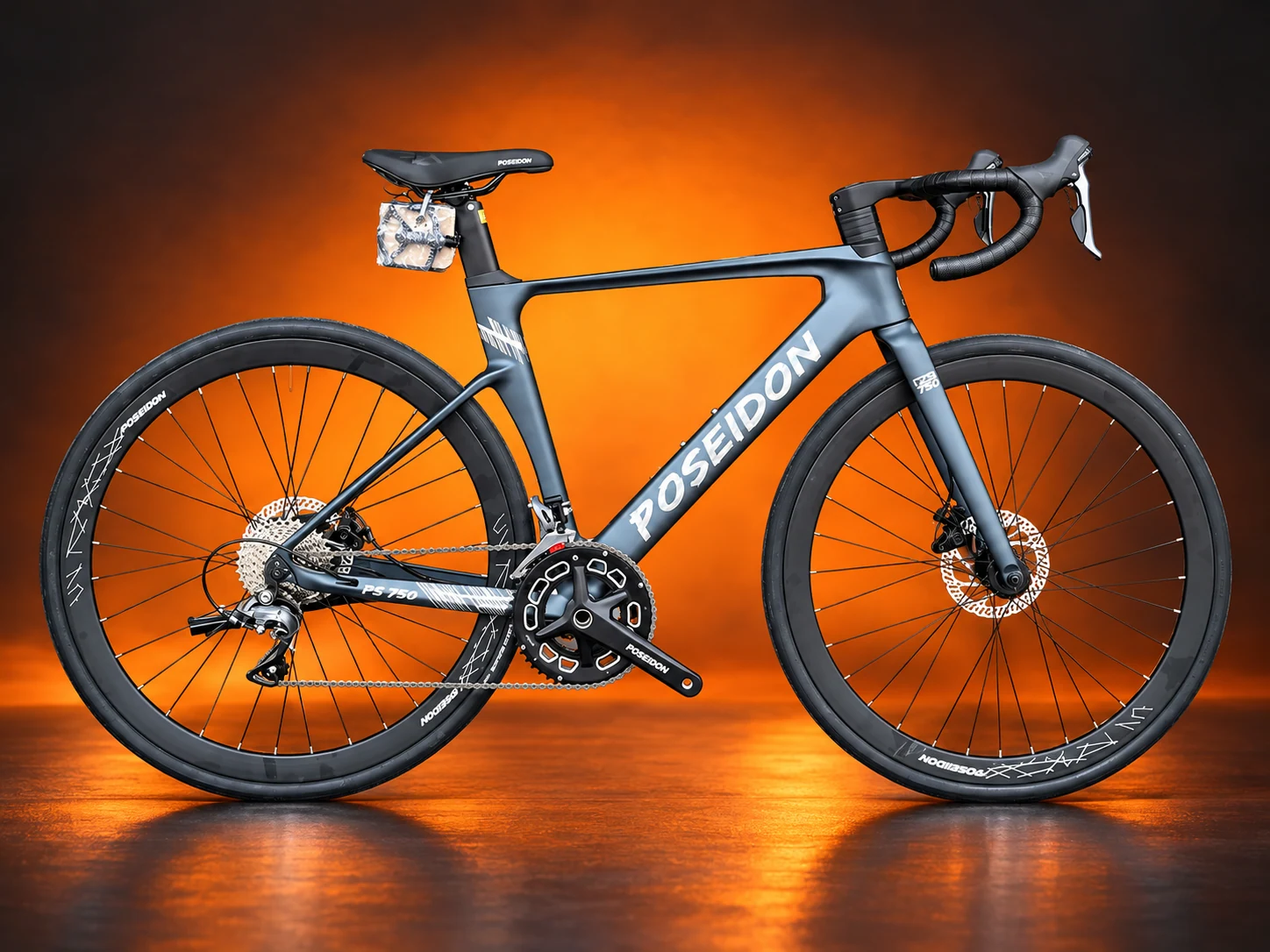 XE ĐẠP ĐUA POSEIDON PS750 [mẫu mới 2026] TAY LÁI LIỀN, GROUP SHIMANO, KHUNG MAGIE ĐÚC, CỐI NỔ LỚN — ảnh nguồn 1